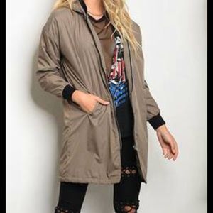 Hooded Bomber Jacket